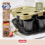 thumbnail of Moule à gâteaux individuels 9 empreintes avec couvercle Zenker Bake Click and Go