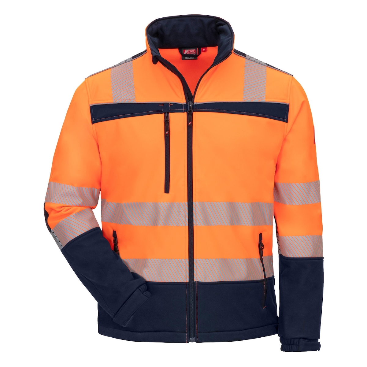 AS Arbeitsschutz Nitras Warnschutz Softshelljacke | Gr. 4XL | orange | Warnschutzjacke
