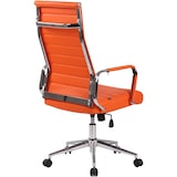 thumbnail of Sedia ufficio Kolumbus in similpelle arancione