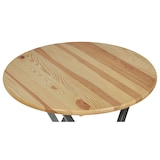 thumbnail of METRO PROFESSIONAL Bistro Stehtisch klappbar, Stahl/Kiefernholz, Ø 78 x 110 cm, rund, braun