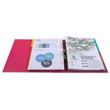 thumbnail of Exacompta 53359E 10x Premium-Ordner PREM'TOUCH aus PP mit 2 Ringen, Rücken 80mm, 32x30cm für DIN A4 MAXI - Himbeerfarben