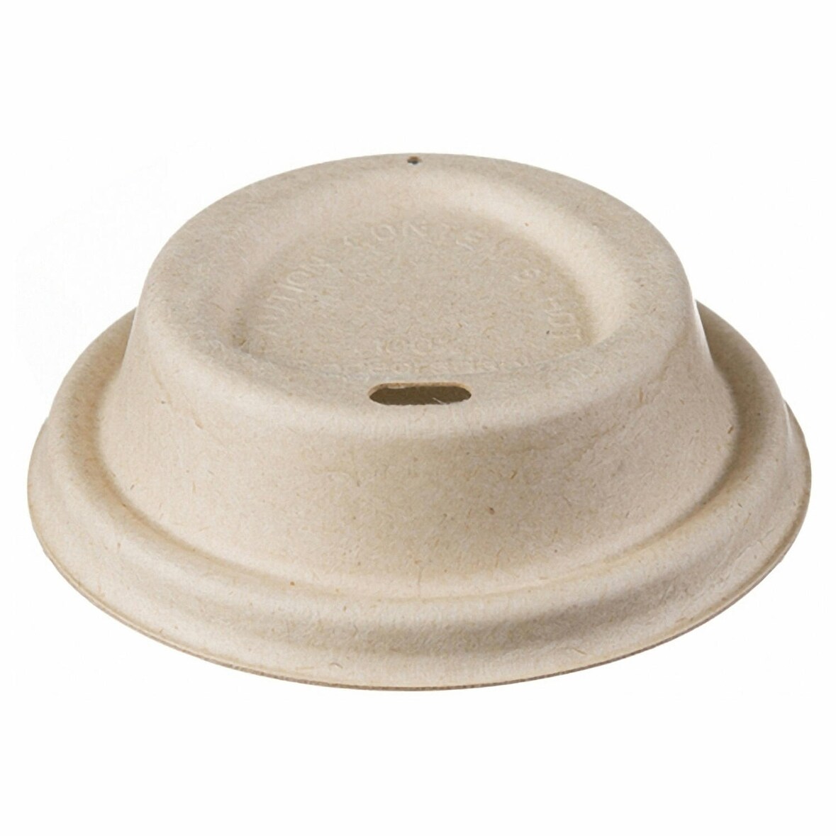 250x Domdeckel aus Zuckerrohr für Coffee-TO-GO Pappbecher O 80mm