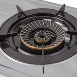 thumbnail of Placa de gás Orbegozo FO 2710, gás butano ou propano, 2 queimadores de tripla coroa, ignição piezoeléctrica, gás ou gás propano