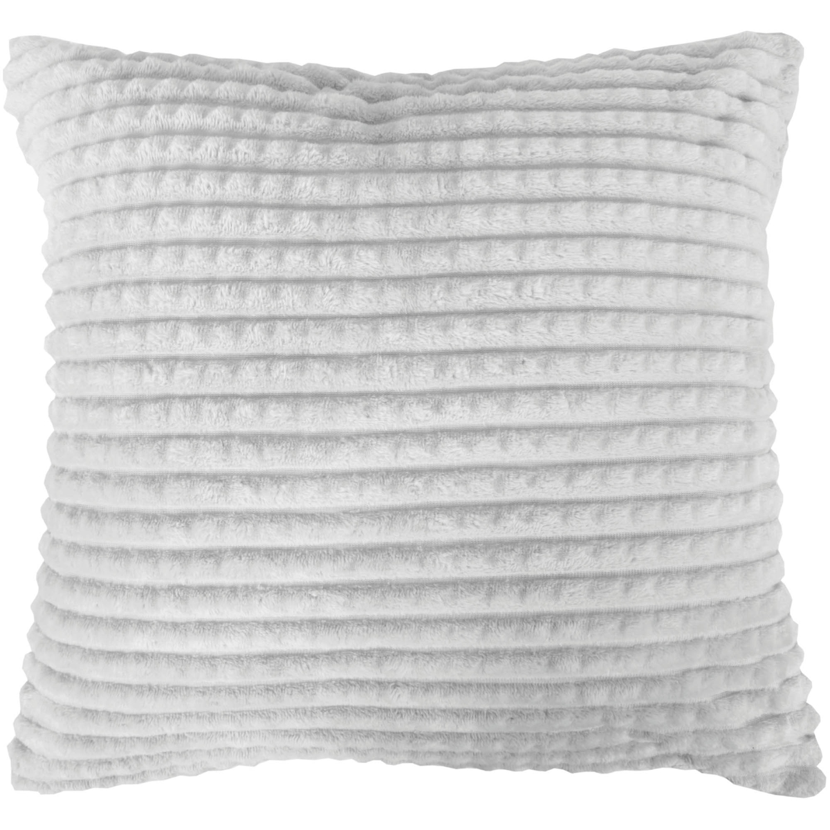 Bestlivings Dekokissen Kuschel ( Jacquard / Flanell ) 45x45cm - Hellgrau