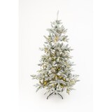 thumbnail of Sapin de Noël artificiel lumineux enneigé blanc 250 LED 460 Branches 1m80 intérieur