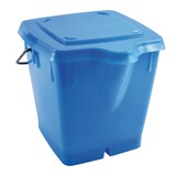 thumbnail of GILAC Seau carré HACCP + couvercle étanche - 12 L - Bleu G615710