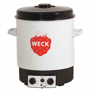 WECK Einkochautomat emailliert mit Uhr