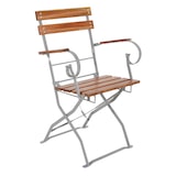 thumbnail of Biergarten Klappstuhl Klappsessel Gartenstuhl Armlehne Akazienholz