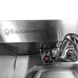 thumbnail of Pia de parede profissional em aço inox 407x415 mm, fácil de limpar, robusta - Equipementpro