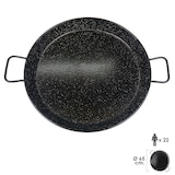 thumbnail of Emaillierte valencianische Paella-Pfanne 22 Personen/ 65 cm.