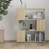 thumbnail of vidaXL Bücherregal Raumteiler Sonoma-Eiche 80x24x94 cm Holzwerkstoff