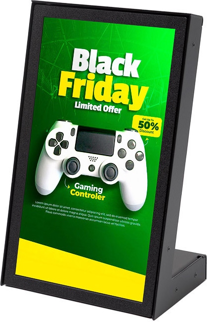 Ein Gaming-Controller wird beworben.