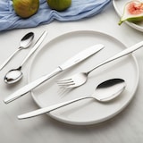 thumbnail of WellHome - Set van 24 roestvrijstalen bestekken met zilveren coating