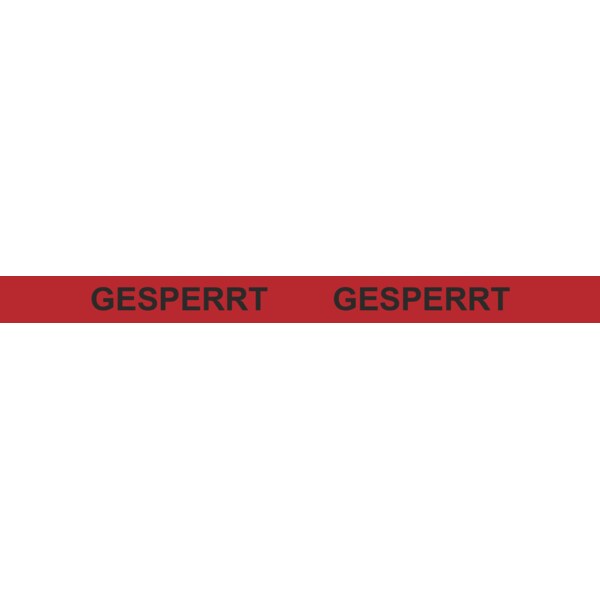 Paketband, "Gesperrt" - Rolle à 66 m - 25 mm