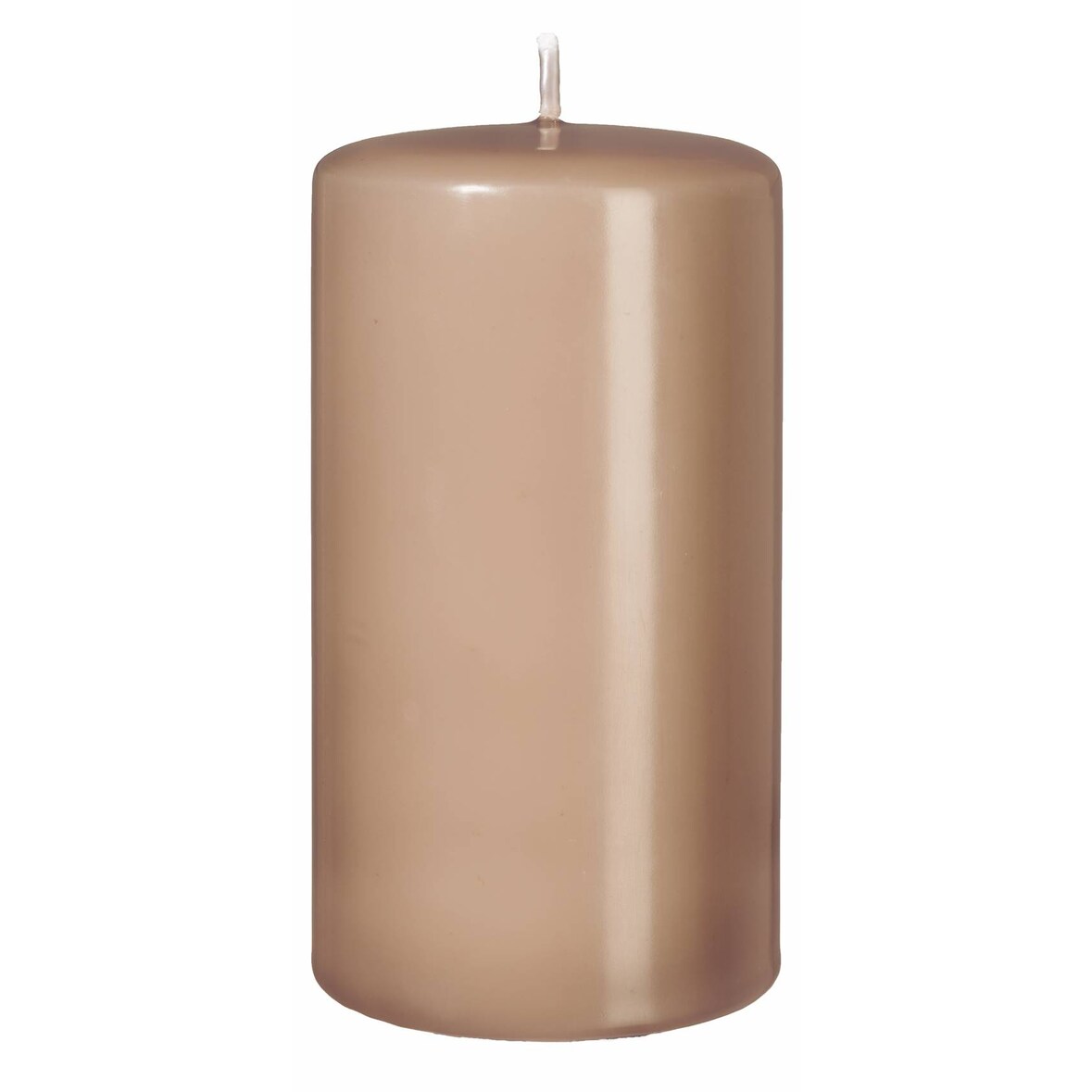 Stumpenkerzen Portobello Nougat 10 x 4 cm, 16 Stück