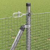 thumbnail of vidaXL Zaunpfosten Silber 50 x 1 m (19 x 19 mm Maschen) Stahl
