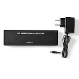 thumbnail of Nedis HDMI  Splitter - 8-Port port(s) - 8x HDMI Output - 4K@60Hz - 18 Gbps - Metall - Anthrazit