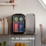 thumbnail of Nevera Mini EVVO F4BK Retro, 4 L, Negro, Refrigeración, Bajo consumo y mantenimiento de calor