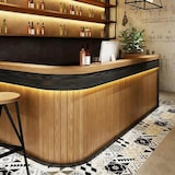 thumbnail of 【Muhei150cm】Bartheke Empfangstheke Empfangstresen Bartisch Ladentheke Verkaufstheke Kassentheke Theke