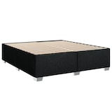 thumbnail of vidaXL Boxspringbett mit Matratze Schwarz 180x200 cm Stoff