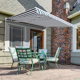 thumbnail of Outsunny Toldo Manual Plegable de Aluminio 295x250 cm Ángulo Ajustable Manivela para Exterior Balcón Jardín Terraza Verde