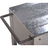 thumbnail of Metall-Hochbeet mit Rollen, Kräuterbeet, Gemüsebeet : verzinkt