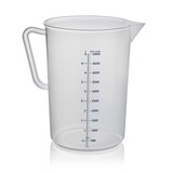 thumbnail of Messbecher, Ø 22,5 cm, 5 ltr., mit 100 ml Skalierung, Polypropylen