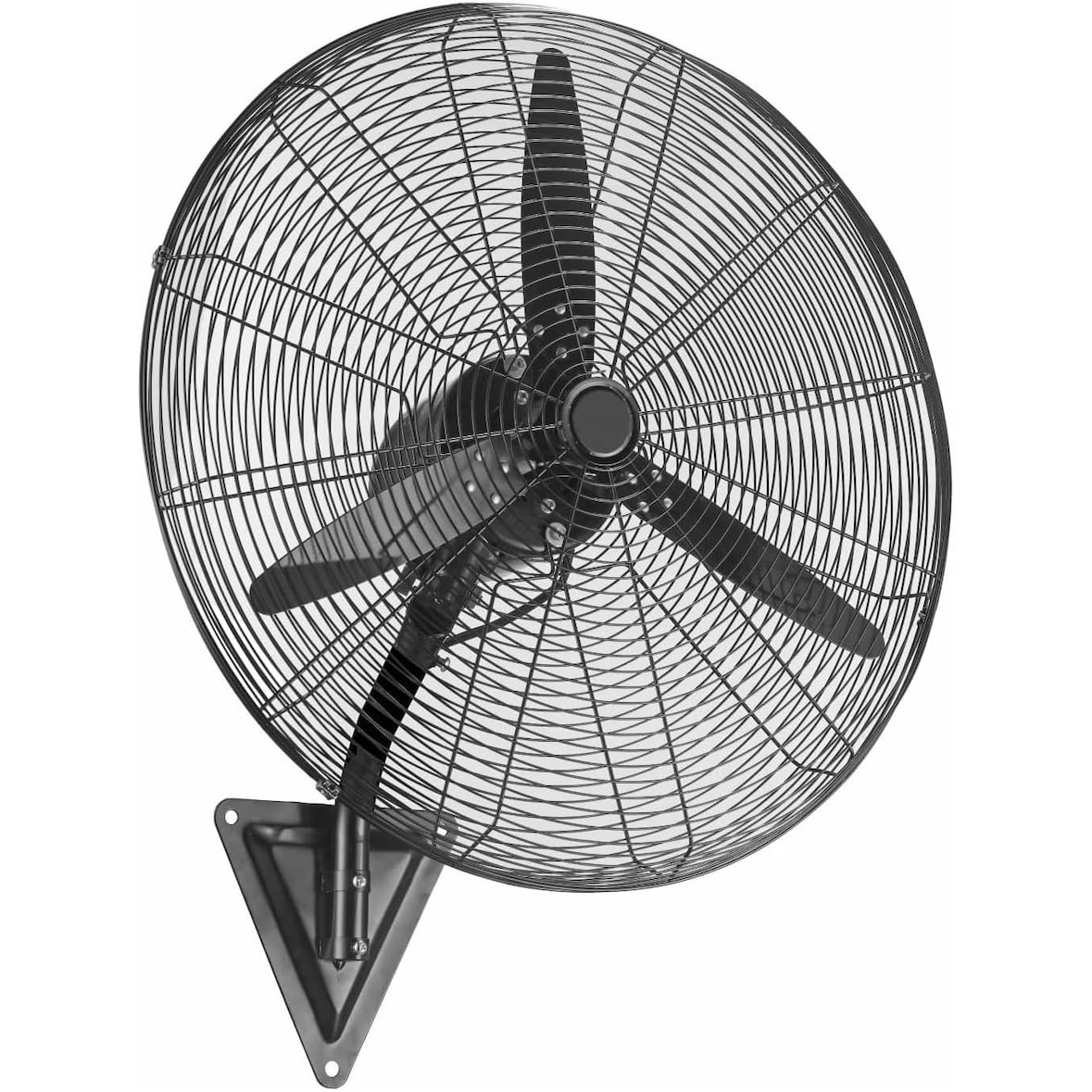 Ventilador de Parede Industrial, 180 W, Aço Inoxidável, 3 Velocidades