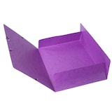 thumbnail of Exacompta  Cod. 55826E - Cartella 3 lembi con elastici Maxi Capacity Iderama cartoncino lustré 425 g/mq - 24x32cm viola  - Confezione da  25 pz.