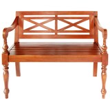 thumbnail of Helloshop26 - Banc de jardin banquette batavia 98 x 50 x 82 cm bois d'acajou massif marron foncé 02_0010924