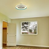 thumbnail of V-TAC VT-5022-B   Ventilatoren Doosventilator 45W 3000lm Ring wit + blauw VT-5022-B