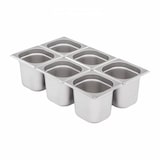 thumbnail of Professionele RVS Bain Marie met 6 GN 1/6 bakken en aftapkraan - ideaal voor CHR, restaurants en kantines - EquipementPro