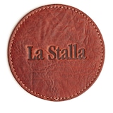 thumbnail of Served with Style - 78041 Chestnut - Onderzetter rond 10cm dubbel met enkel stiksel