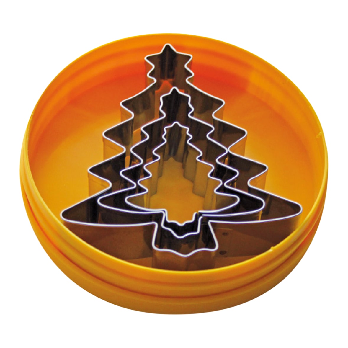 Schneider - Dekor-Ausstecher im Satz "Tannen", 3-tlg., Edelstahl