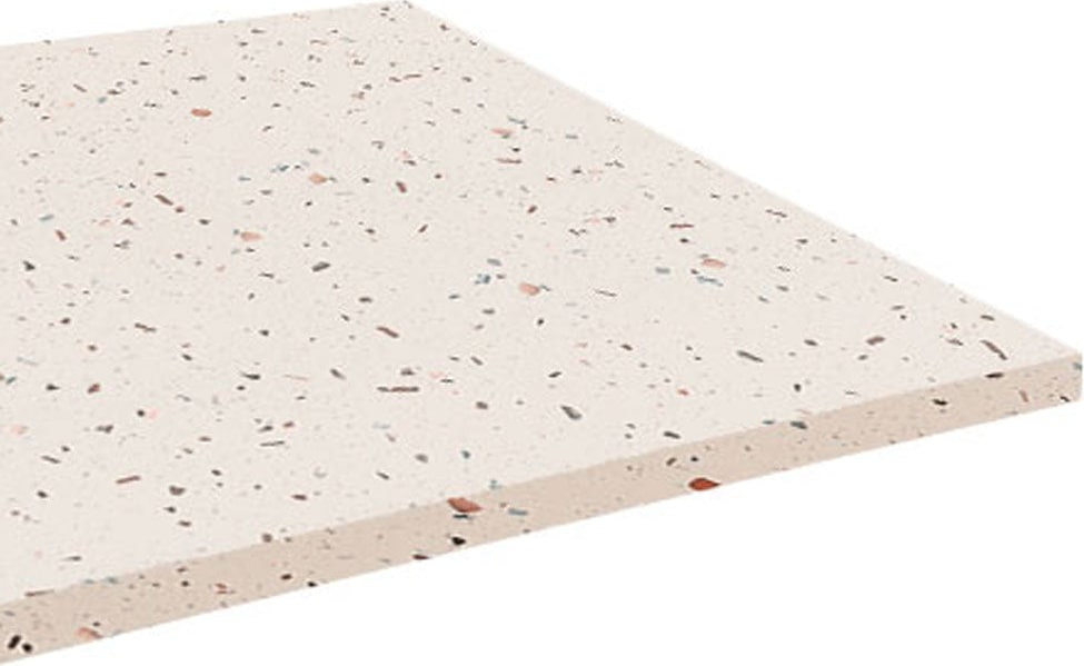 Restootab - Tischplatte 90x90 Dekor Terrazzo cassata