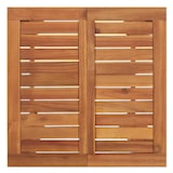thumbnail of Mesa alta de jardín madera maciza de acacia 60x60x105 cm