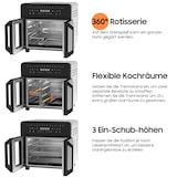 thumbnail of Heißluftfritteuse 23 L XXL | Airfryer mit Doppeltür & Sichtfenster, 15 programme, LED-Touch, Dual-Zone mit herausnehmbarer Trennwand, 2200 W