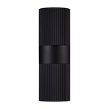 thumbnail of Applique murale KYKLOP Ripple Aluminium Noir, H.25.4 - IP54 - GU10 / Extérieur