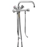 thumbnail of Bierthekenarmatur mit Schwenkauslauf - 2 Unterspühlrohre