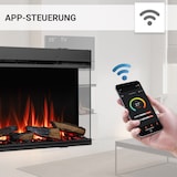thumbnail of Elektrokamin Einbaukamin BALDERIA Athena 52 – Heizung bis 1500 W, schwarz