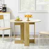 thumbnail of Mesa plegable de comedor mesa de cocina plegable con 2 alas abatibles mesa plegable para 2-4 personas 104x76x73,7 cm roble