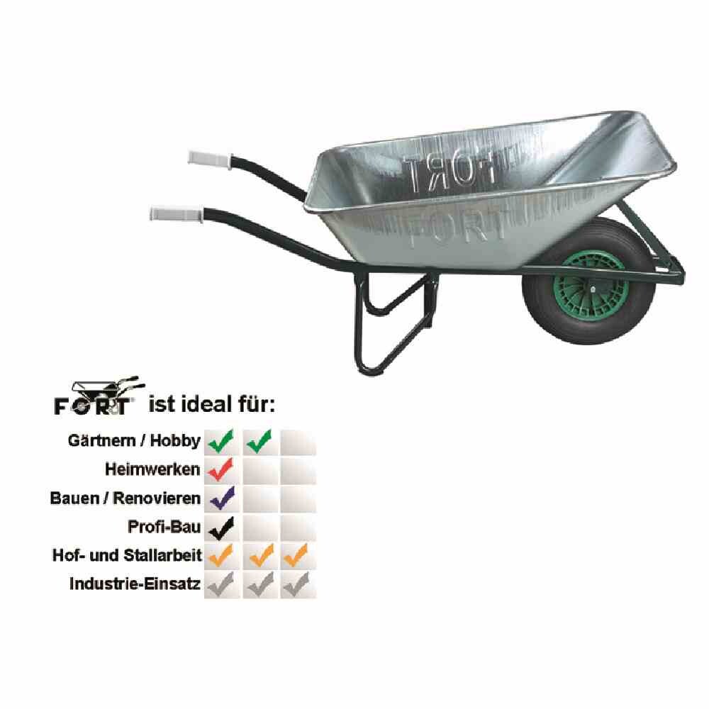 FORT   Agrarkarre 130 Liter, verzinkt