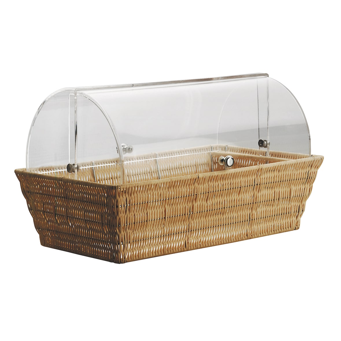Abert Cestino portabrioches rettangolare grande Cm50x29,5 Rattan - Imperial