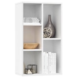 thumbnail of vidaXL Boekenkast/dressoir 50x25x80 cm bewerkt hout wit