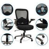 thumbnail of Schwerlaststuhl / Bürostuhl INSTRUCTOR T I Titan XXL Netzstoff / Stoff schwarz hjh OFFICE