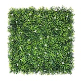 thumbnail of WellHome - Jardín Vertical Artificial - Panel de Seto 100x100cm para interior y exterior - con Hojas en color verde y Flores blancas