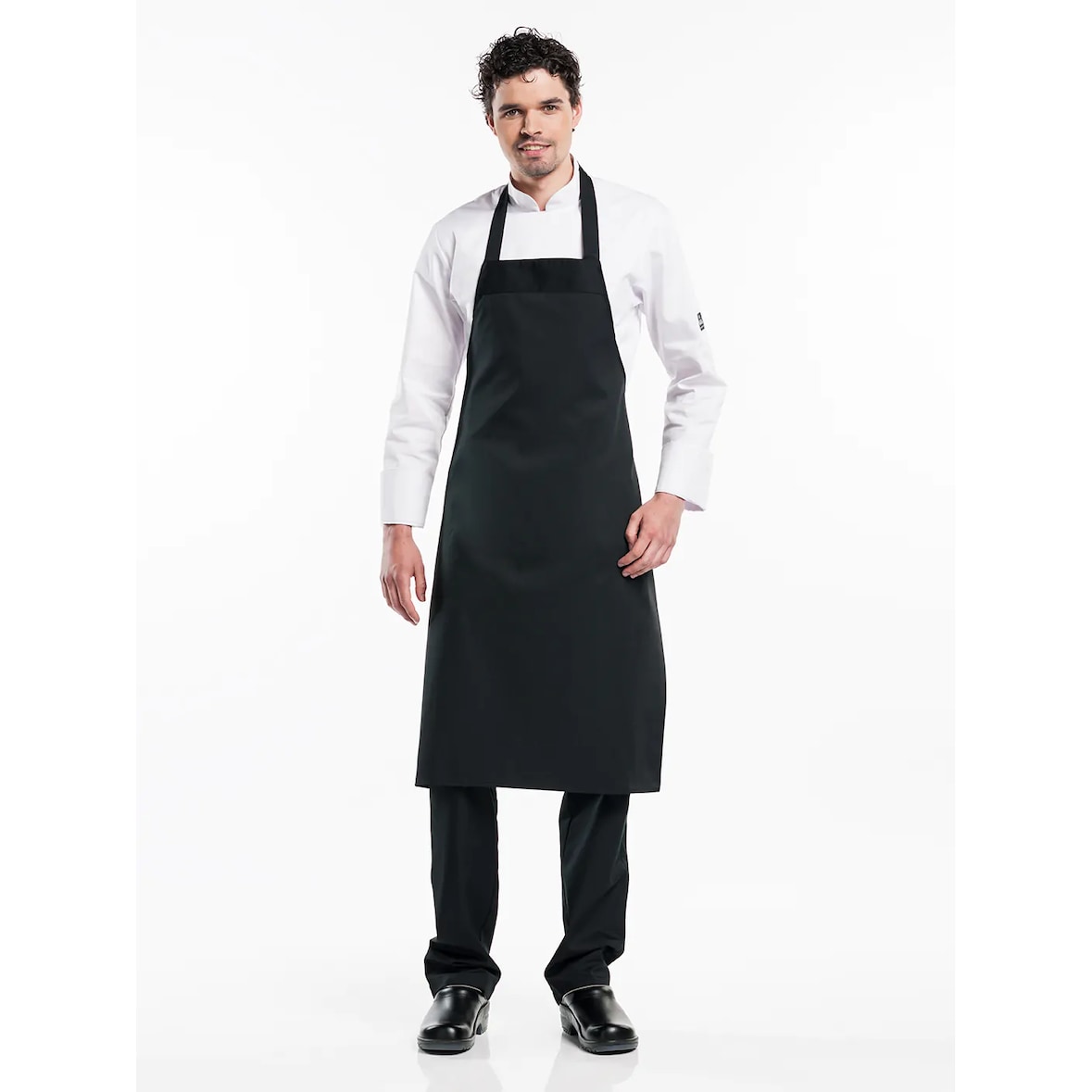 Warm Vorderseite 53697 Schürze Schwarz W100 - L100