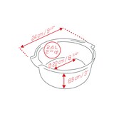 thumbnail of Peugeot Saveurs Appolia SoufflÃ©-Schale SoufflÃ© Topf Auflaufform Ofenform Backform Rund Keramik Blau Ø 22 cm 60763