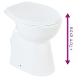 thumbnail of Helloshop26 - Toilette haute sans bord avec fermeture douce cuvette WC siège de toilette salle de bain maison intérieur 7 cm 02_0003564