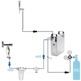 thumbnail of Tafelwasseranlage BieTal® Set Schanksäule ONE TWA-200 ohne Kühlung mit Filter